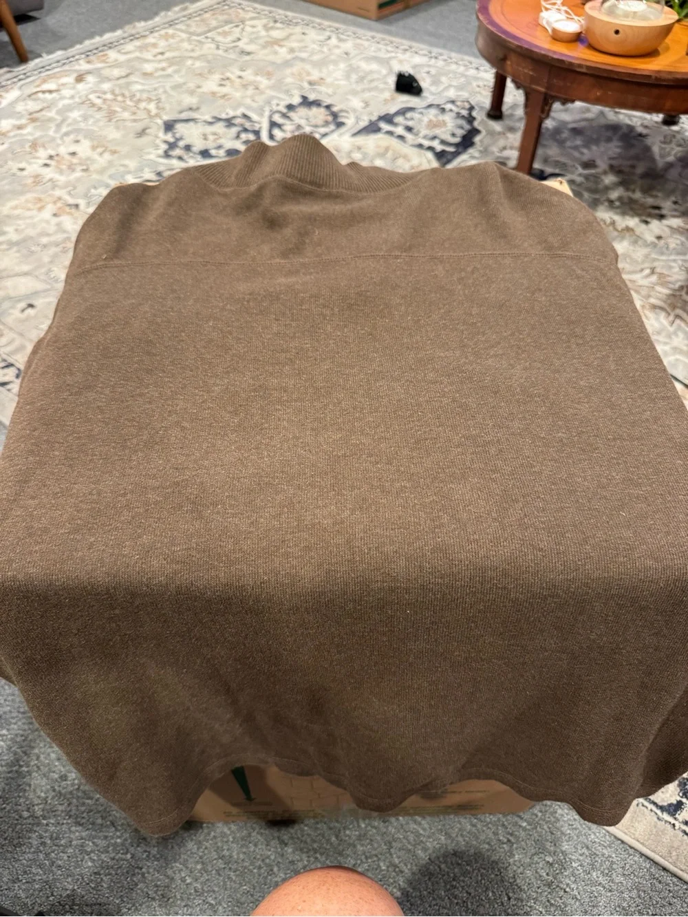 Jos. A Bank Men's Brown Quarter-Zip Sweater